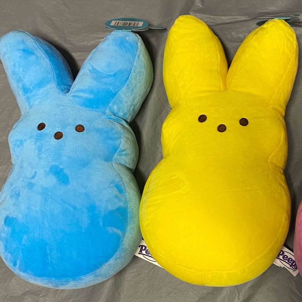 NEW 15” PLUSH PEEPS BUNDLE OF TWO PILLOWS